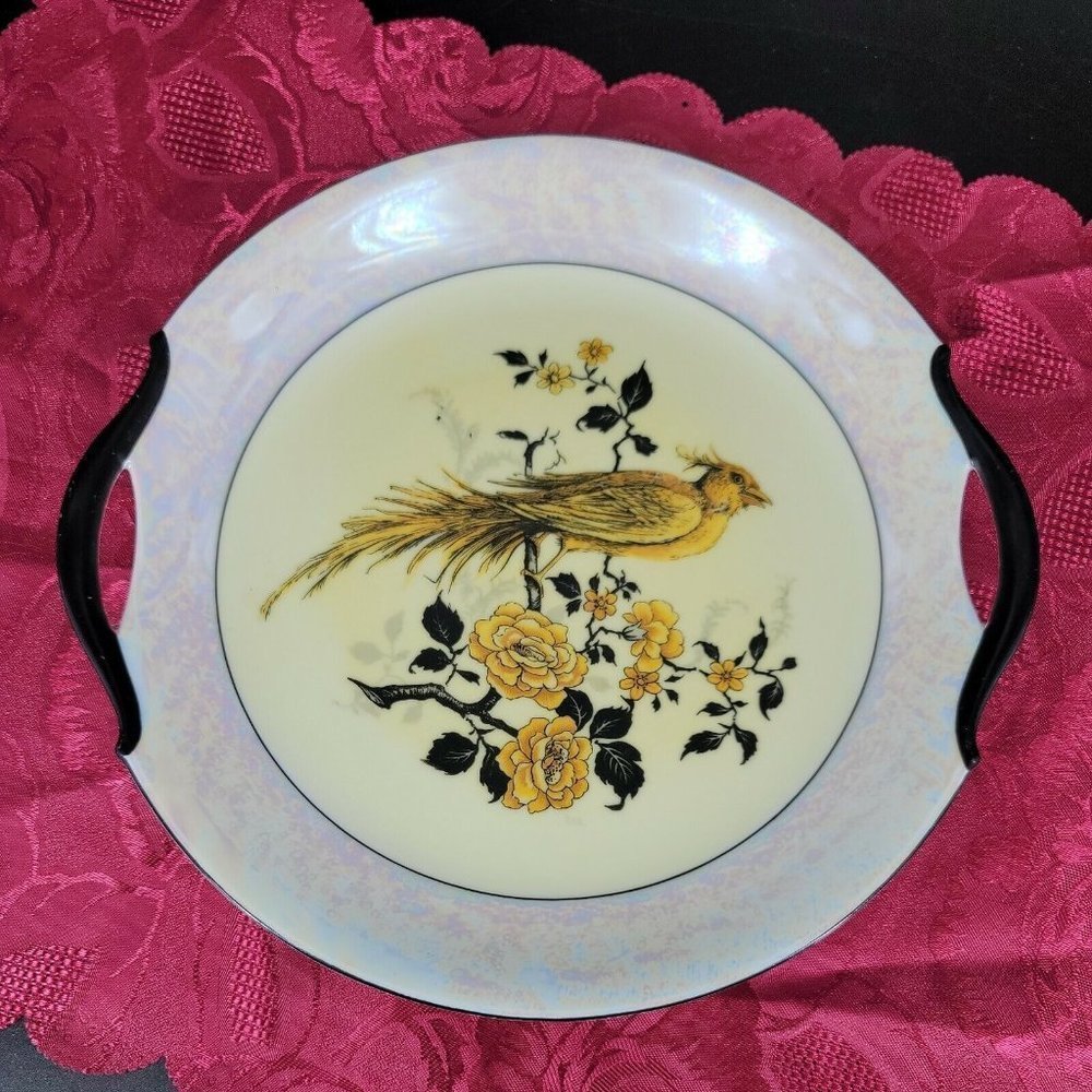 Antique 1920s MOSCHENDORF‎ BAVARIA Cake Serving Platter 10" Near mint condition